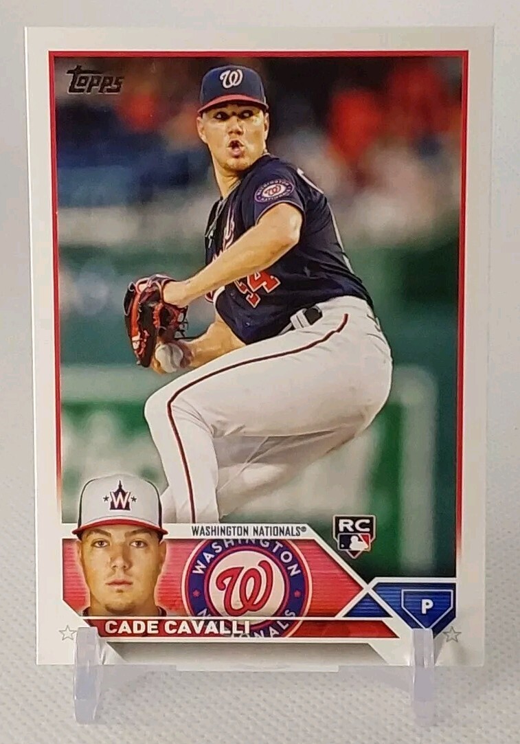 ⚾️2023 topps series one CADE CAVALLI (rookie) baseball card #320⚾️ *Nationals*