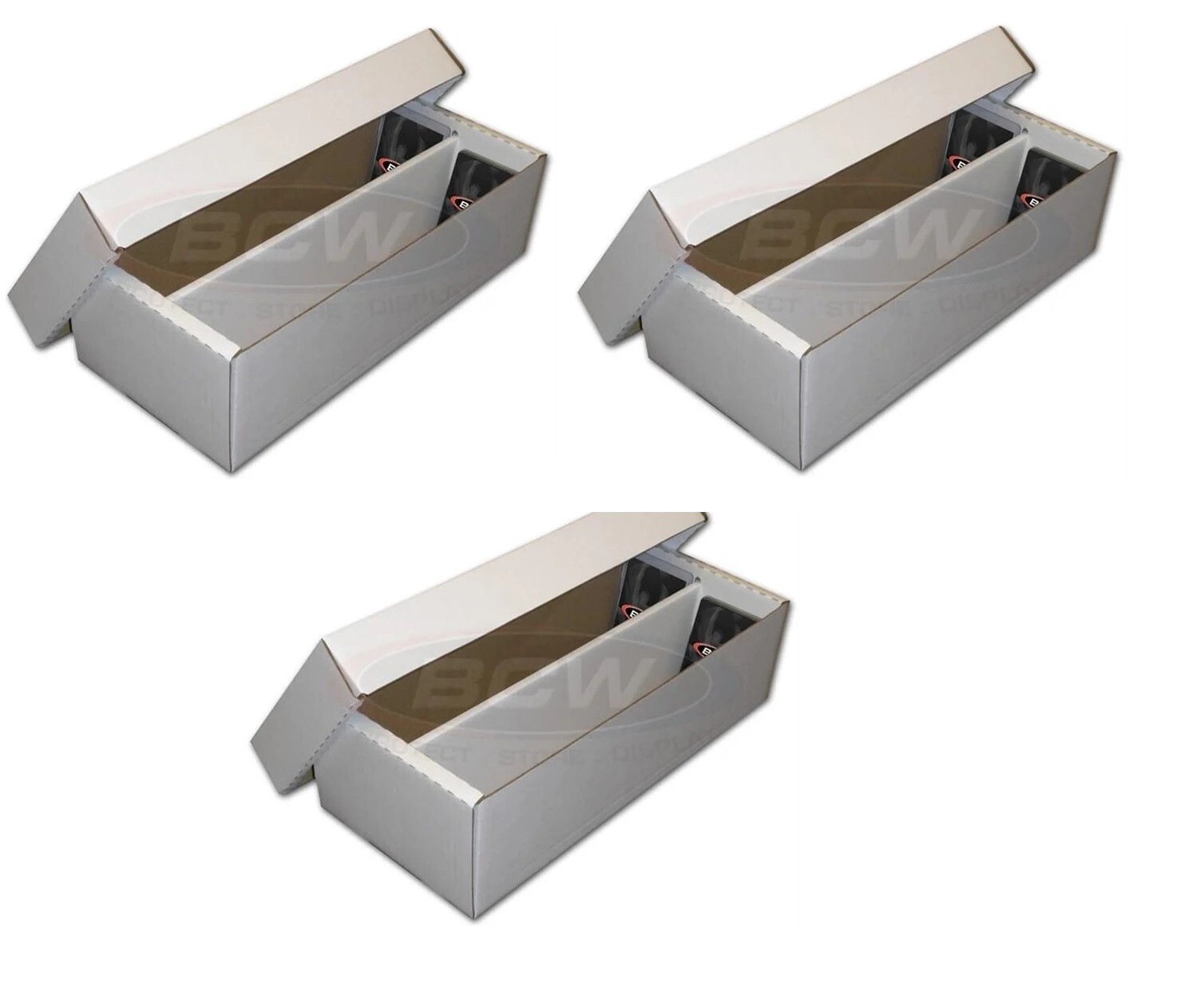 3X BCW Shoe Storage Box (1,600 CT.)) Holds over 300 3×4 toploads