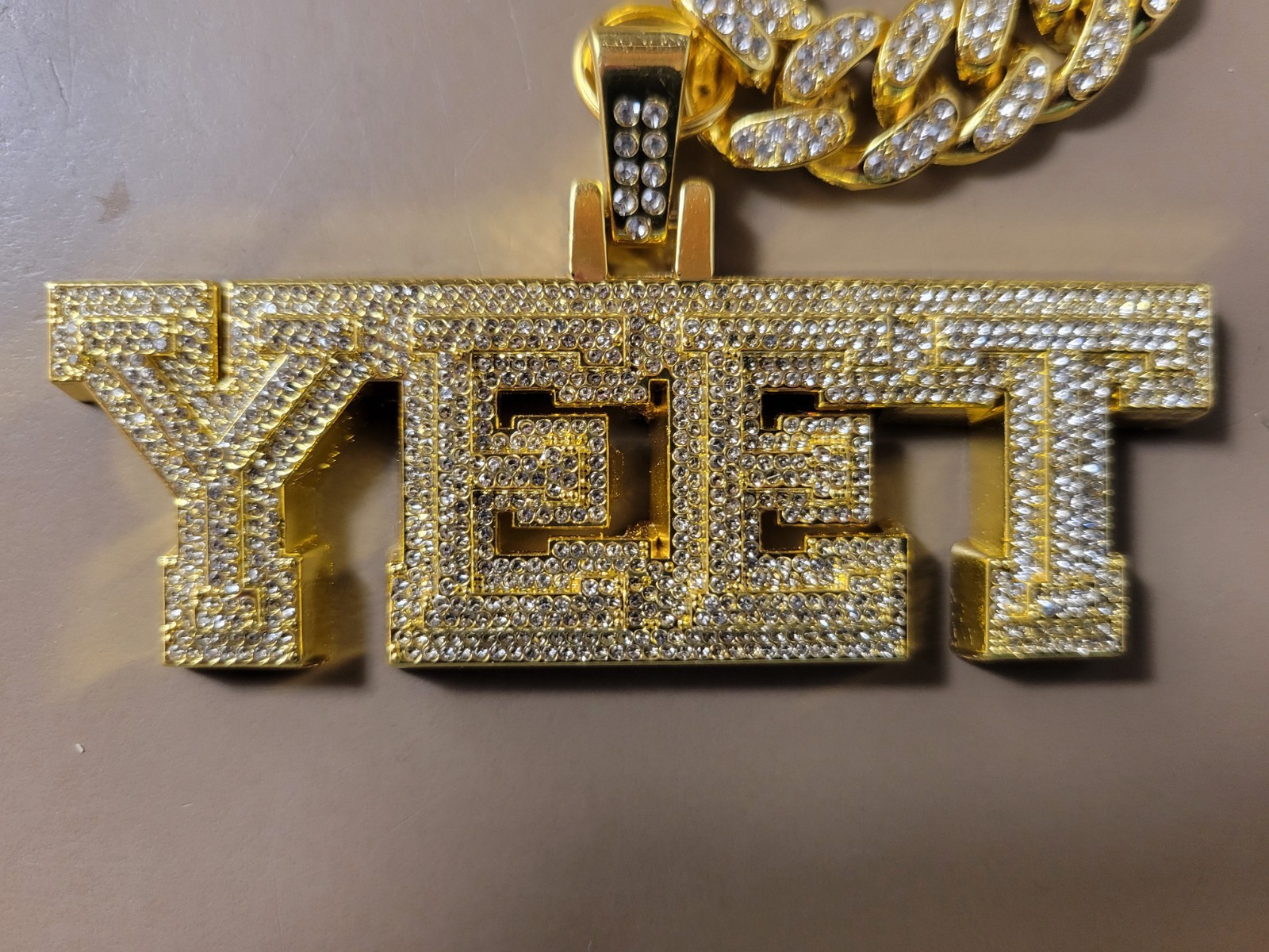 WWE Jey Uso YEET chain necklace bling WWF Usos RARE HTF SOLD OUT ON WWE SHOP m