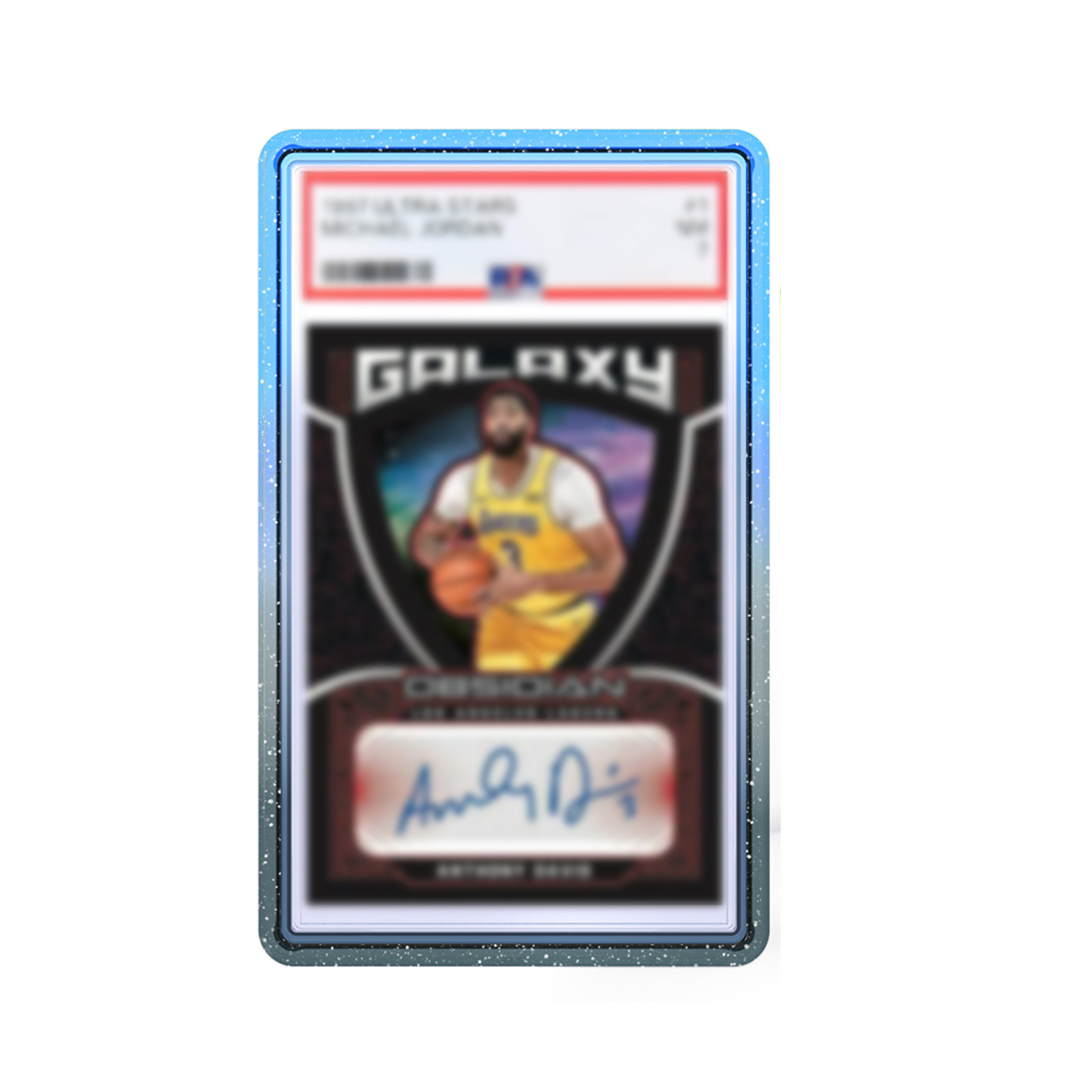 For PSA/CGC Gradient Glitter TPU Bumper Graded Card Slab Guard Protector Case
