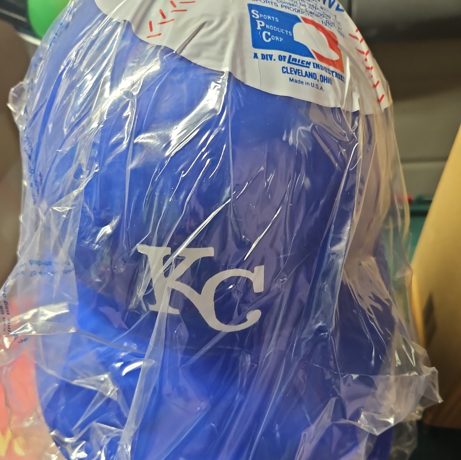 Kansas City Royals Souvenir Plastic full size Baseball Helmet MLB NEW