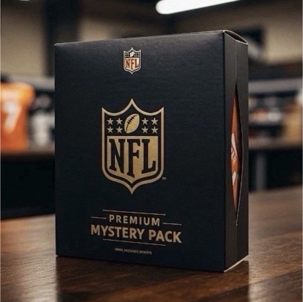 NFL Mystery Card Pack with 3 Guaranteed Autographs Relics or Numbered Cards