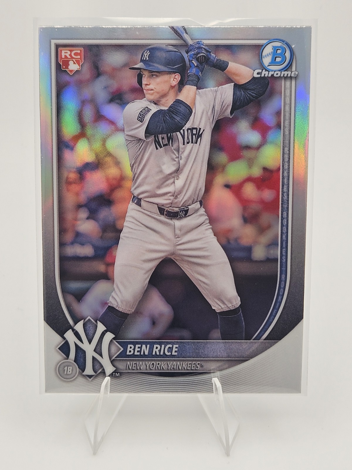 2025 Bowman – Rookie Red RC Variation Ben Rice #85 Sp Rookie Red Chrome NM+ -MB