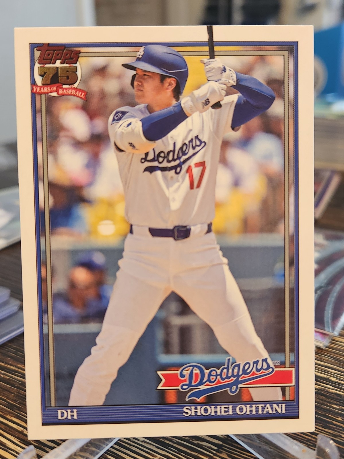2026 Topps 75 Series 2 #91B2-1 Shohei Ohtani 1991 Insert Los Angeles Dodgers ⚾