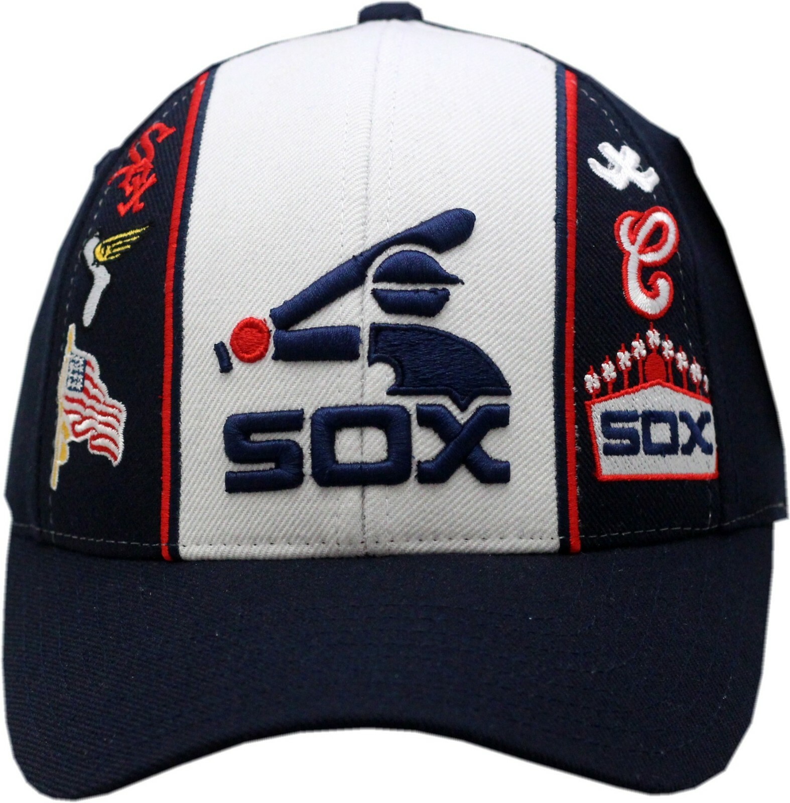 Chicago White Sox Cooperstown Logo’s Adjustable Hat By American Needle