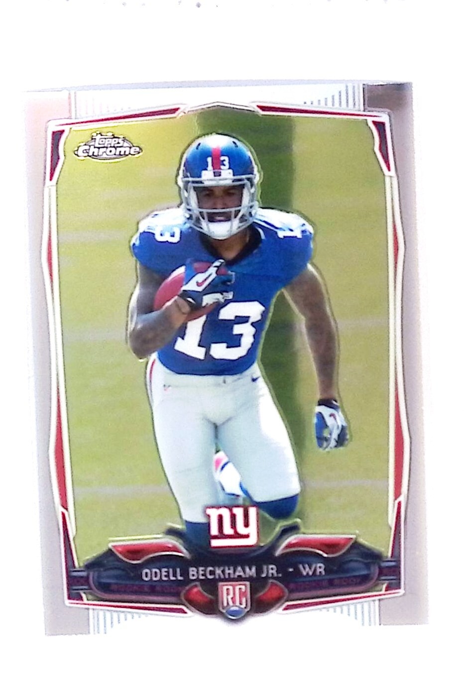 2014 Topps Chrome Odell Beckham Jr RC Refractor #117 PWE