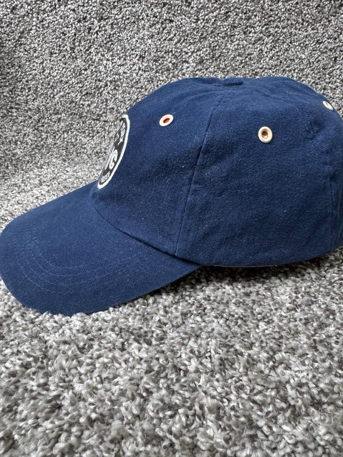 New York Black Yankees Hat Cap Strapback One Size Blue Blue Marlin Adjustable