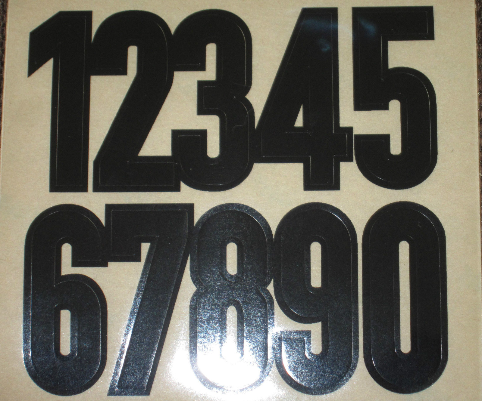 CINCINNATI Football Helmet Numbers Decals 1 1/2″ Inch FULL Sz 3M 20MIL