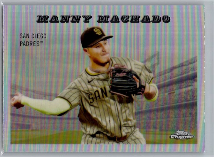 2025 Topps Chrome Platinum Manny Machado 1955 Rails and Sails Refractor #18