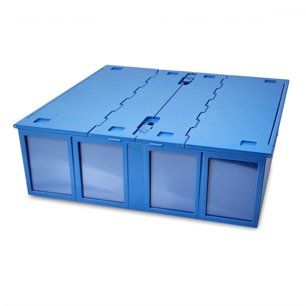 BCW Blue Plastic 3200 Count Collectible Baseball Trading Card Storage Bin