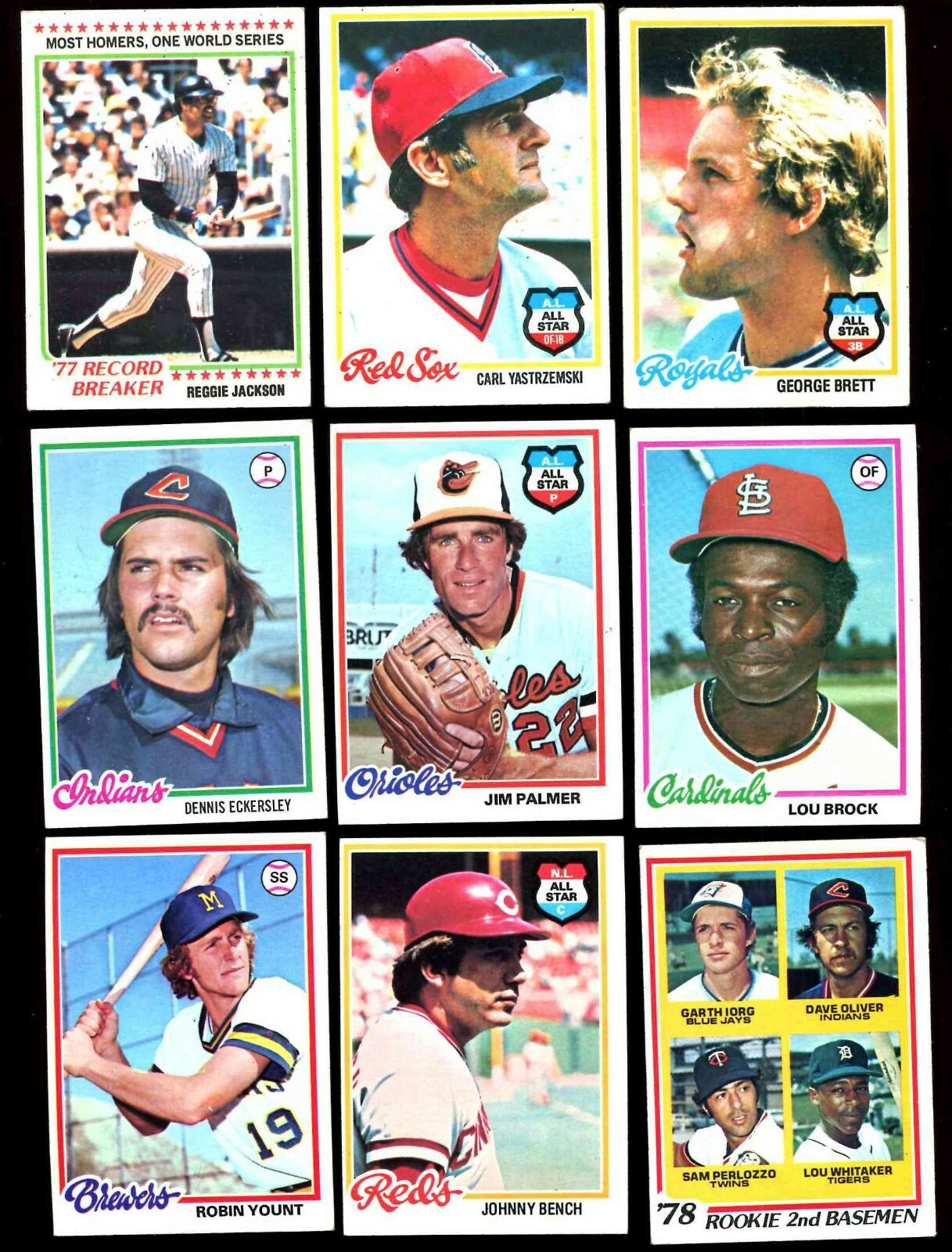 1978 Topps Baseball Singles U-Pick $1.25 ea. #1-275 EX-NM FREE SHIPPING !!!!!