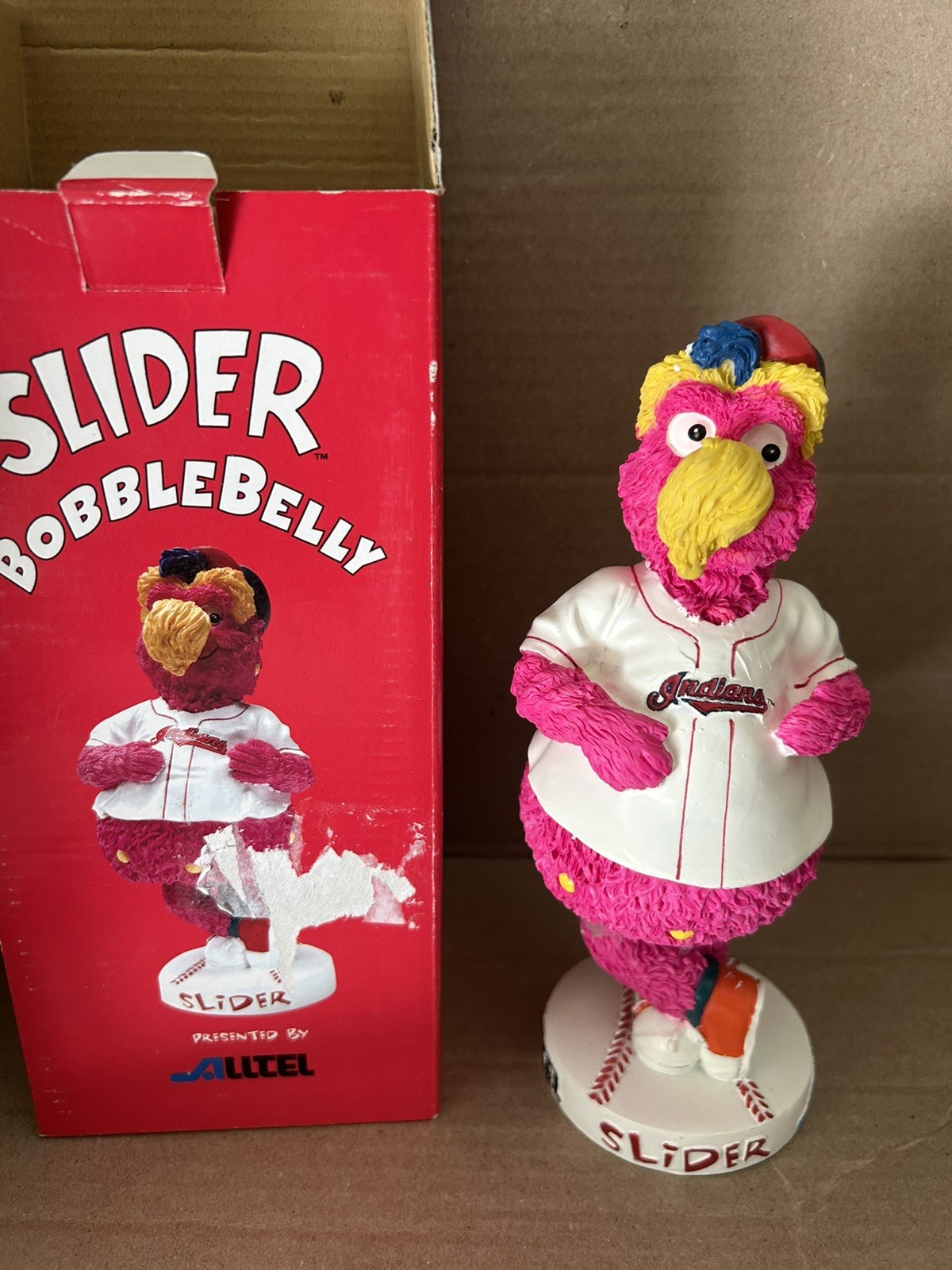 Cleveland Indians Mascot Slider 2002 MLB Alltel Bobble Belly Collectors Edition