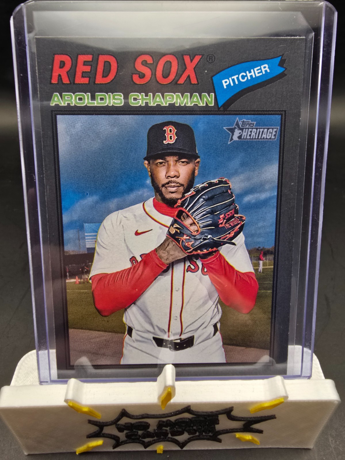 2026 Topps Heritage – Aroldis Chapman #359 Dark Gray Border