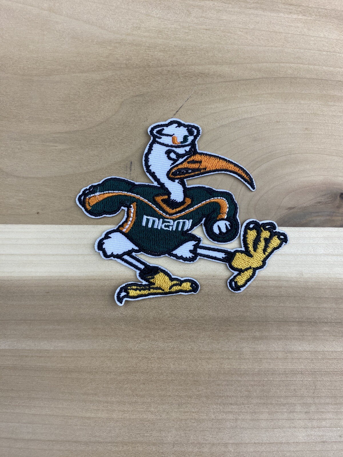 Miami Hurricanes Mascot 3” Iron On Patch