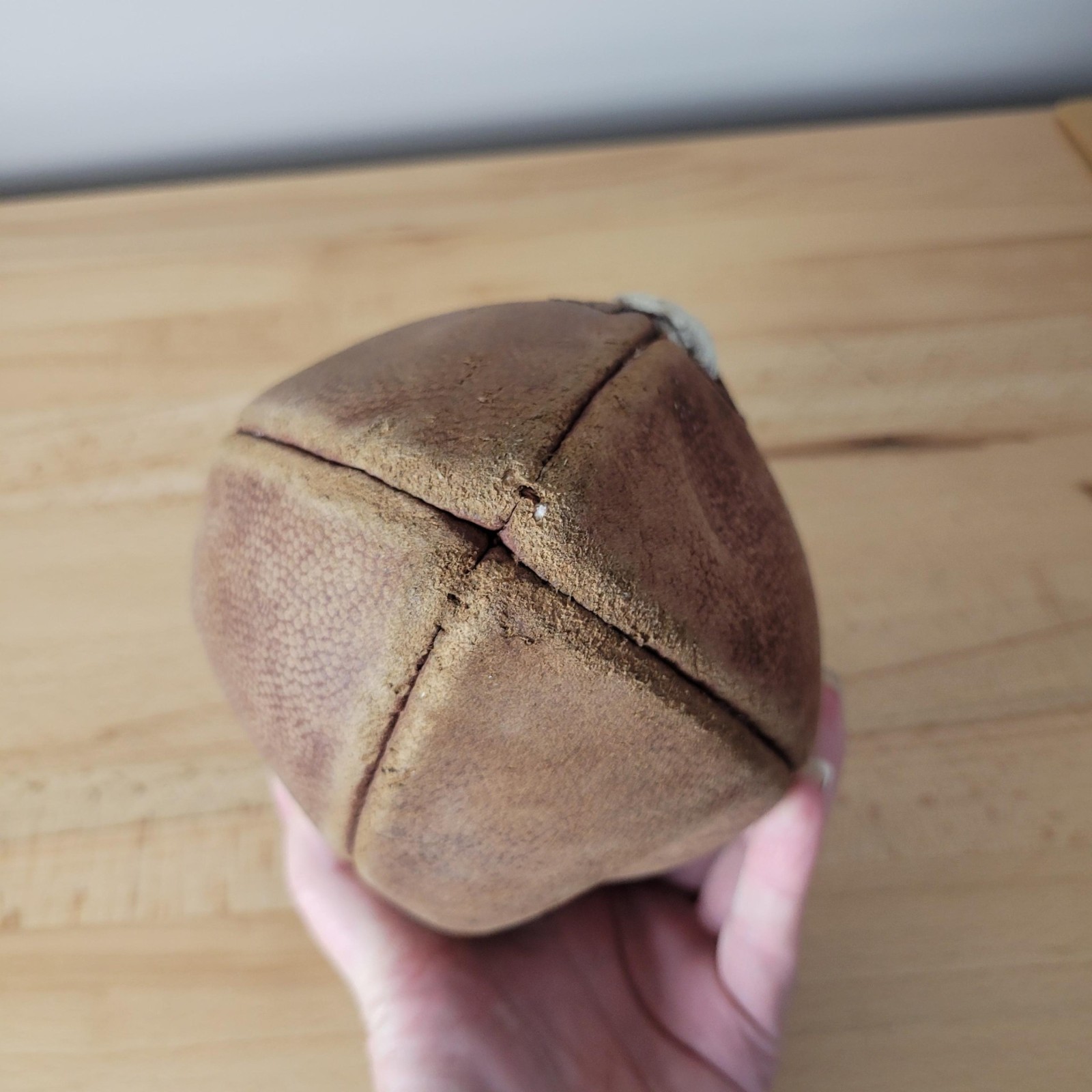 Vintage 1970s Wilson Leather Pee Wee Football K2 Display Ball WTF 1382 Sports