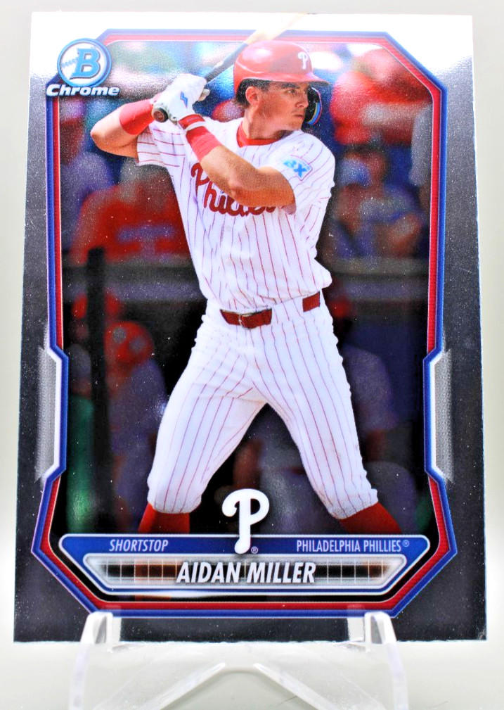 2026 Bowman Chrome Prospects – Aidan Miller #BCP-49 Phillies