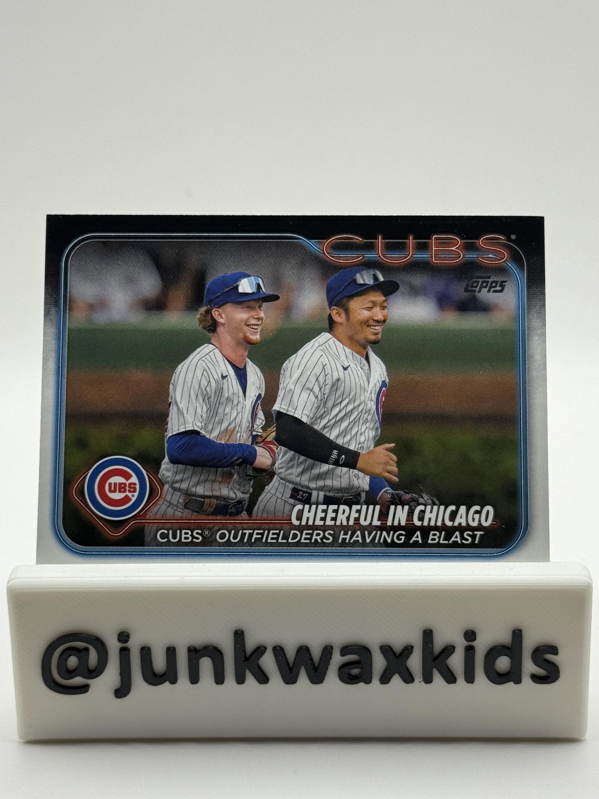 2024 Topps #371 Cheerful In Chicago (Pete Crow-Armstrong / Seiya Suzuki)
