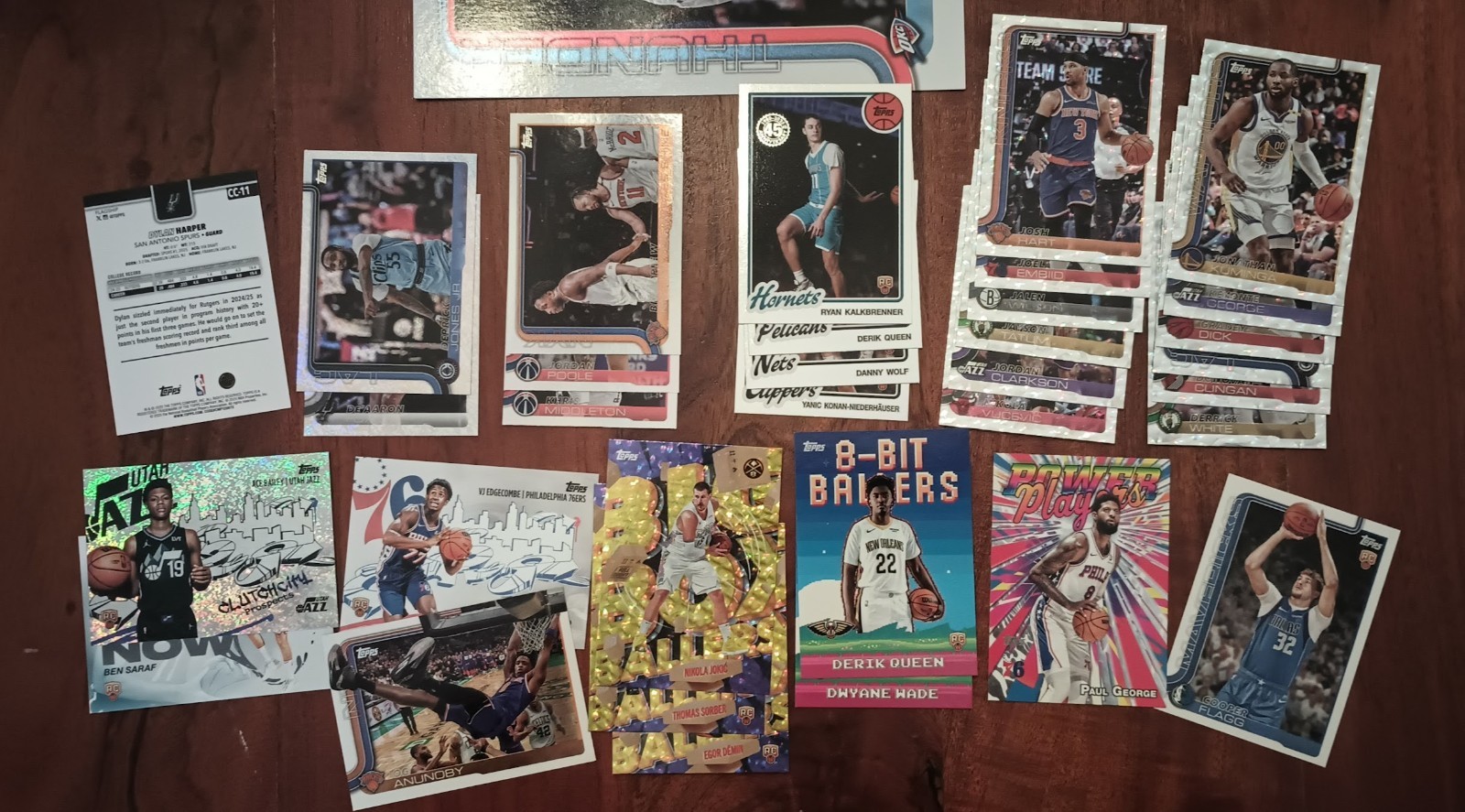 2025-26 Topps NBA Basketball Complete Base Set #1-300 + 12 Inserts & parallels