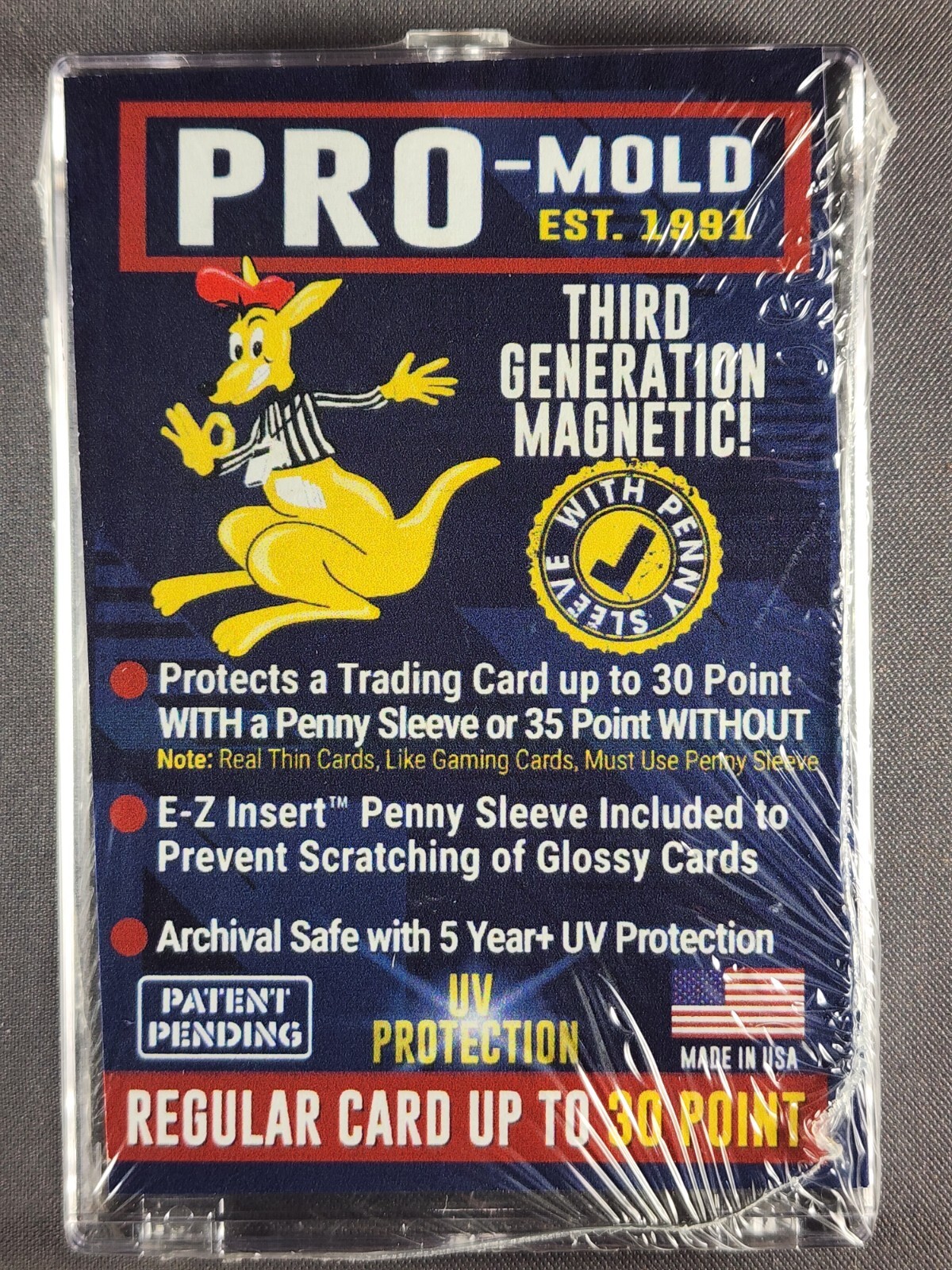 PRO MOLD 3rd Generation w/ Sleeve Magnetic Card Holders One Touch – MADE IN USA!