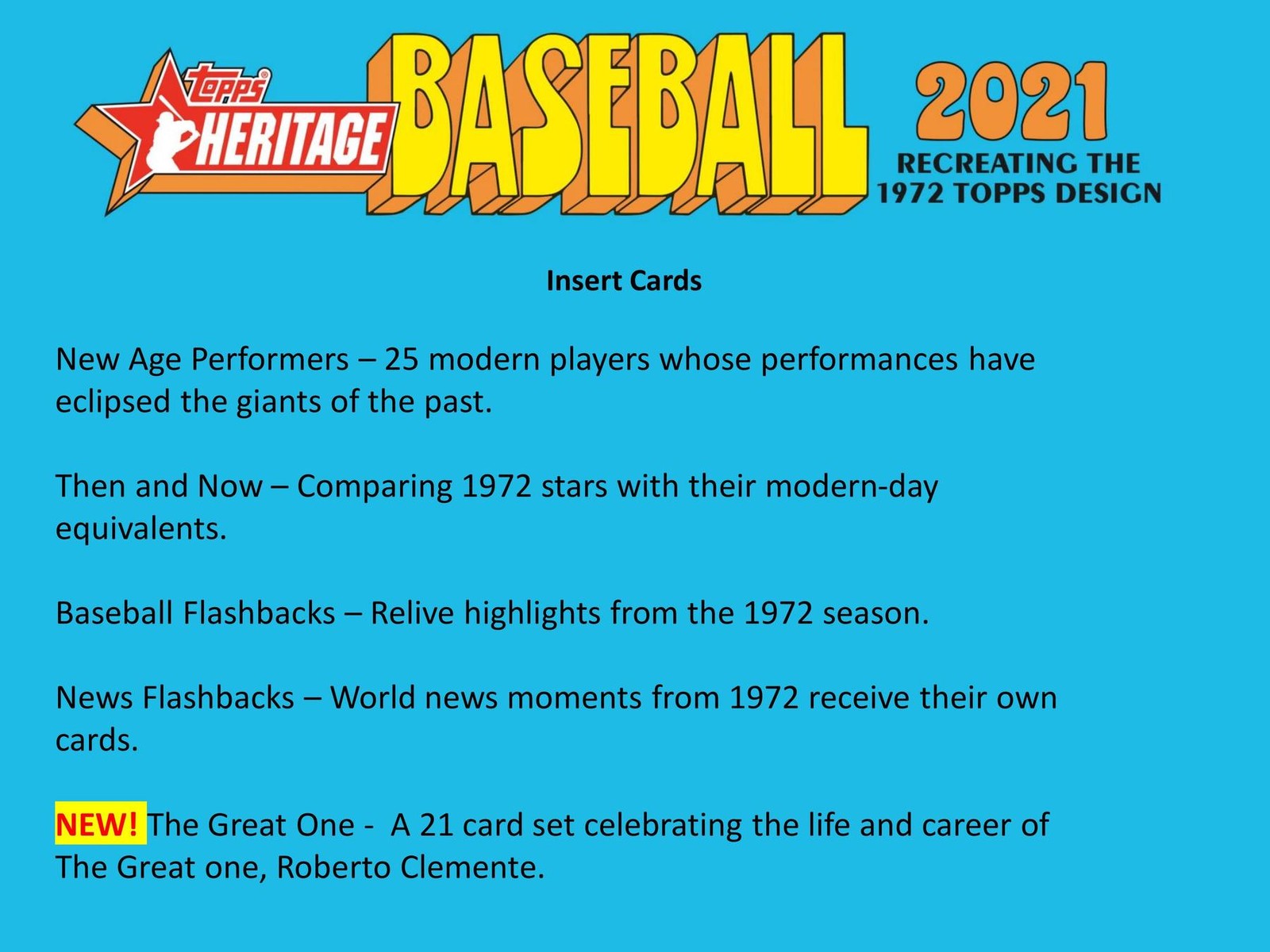 2021 TOPPS HERITAGE BASEBALL HOBBY BOX