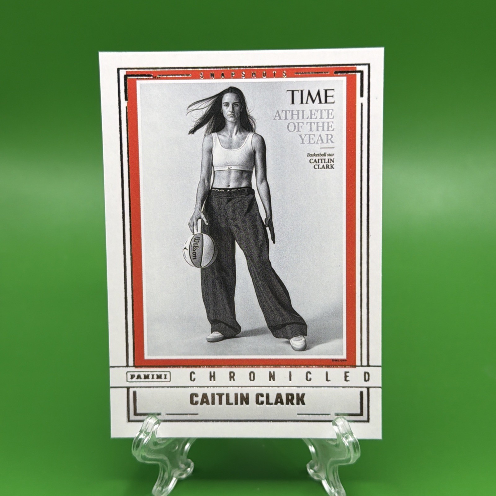 2025 Panini Caitlin Clark Chronicled TIME Athlete of the Year #99