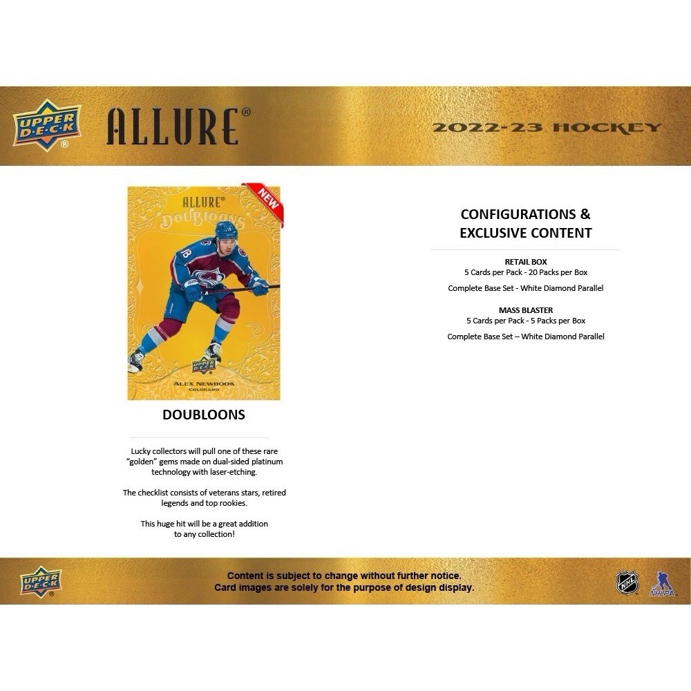 2022-23 Upper Deck Allure Hockey Blaster Box FACTORY SEALED