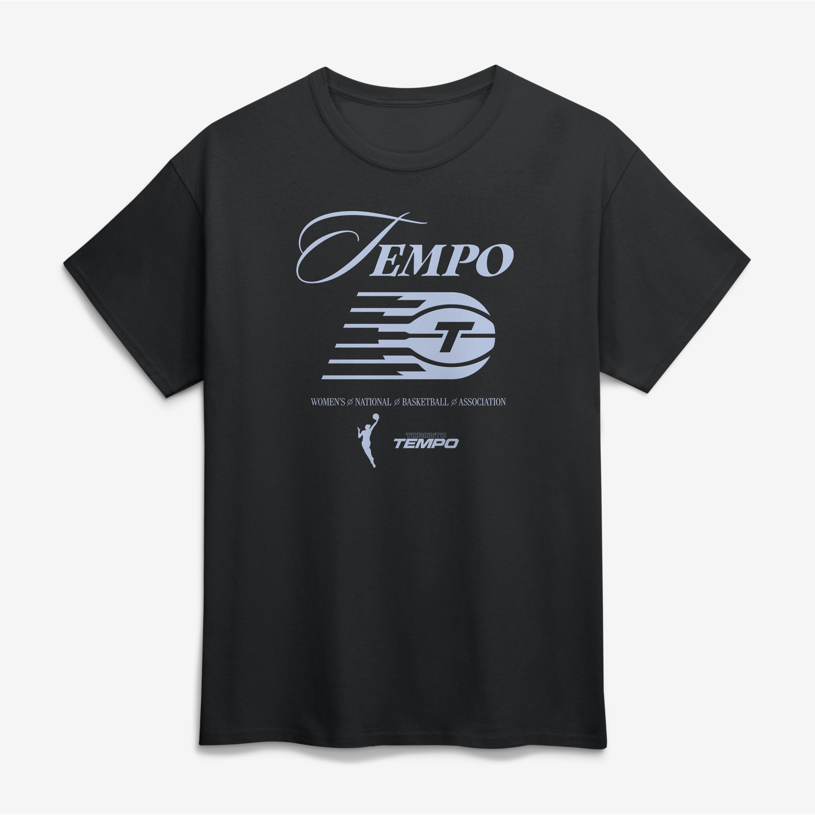 Unisex Logo Athletic Black Toronto Tempo In Motion T-Shirt