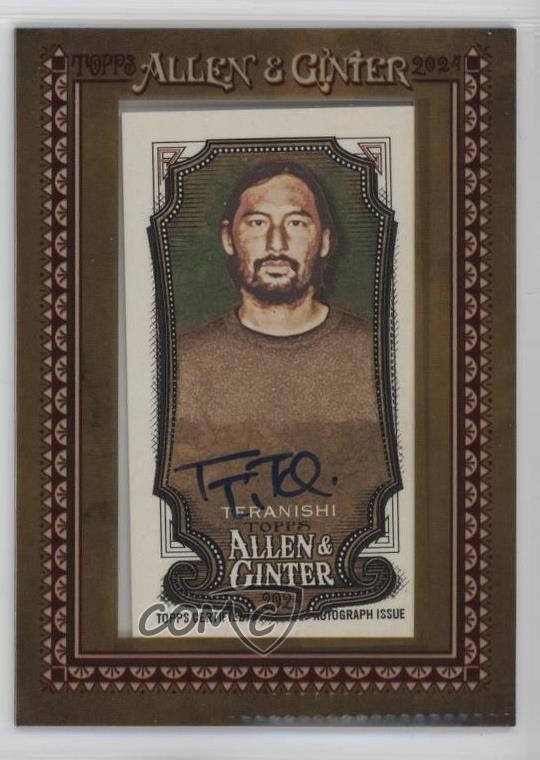 2024 Topps Allen & Ginter Mini Non-Baseball Teppei Teranishi Rookie Auto RC g3g