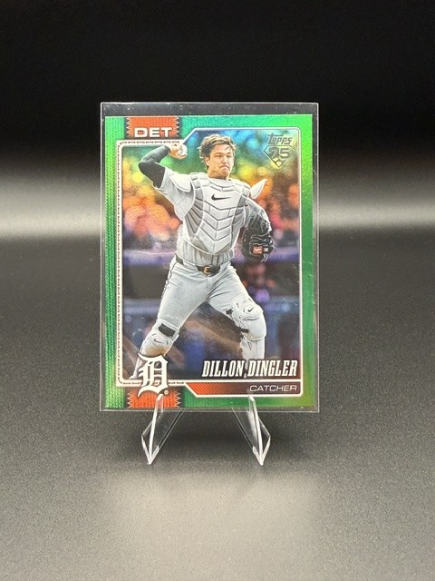 2026 Topps #351 Dillon Dingler Green Holo Foil #/99