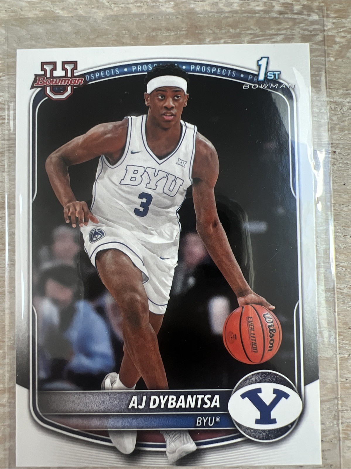 AJ Dybantsa 1st Bowman: 2025-26 Bowman Basketball -Base -BYU #BPP-1