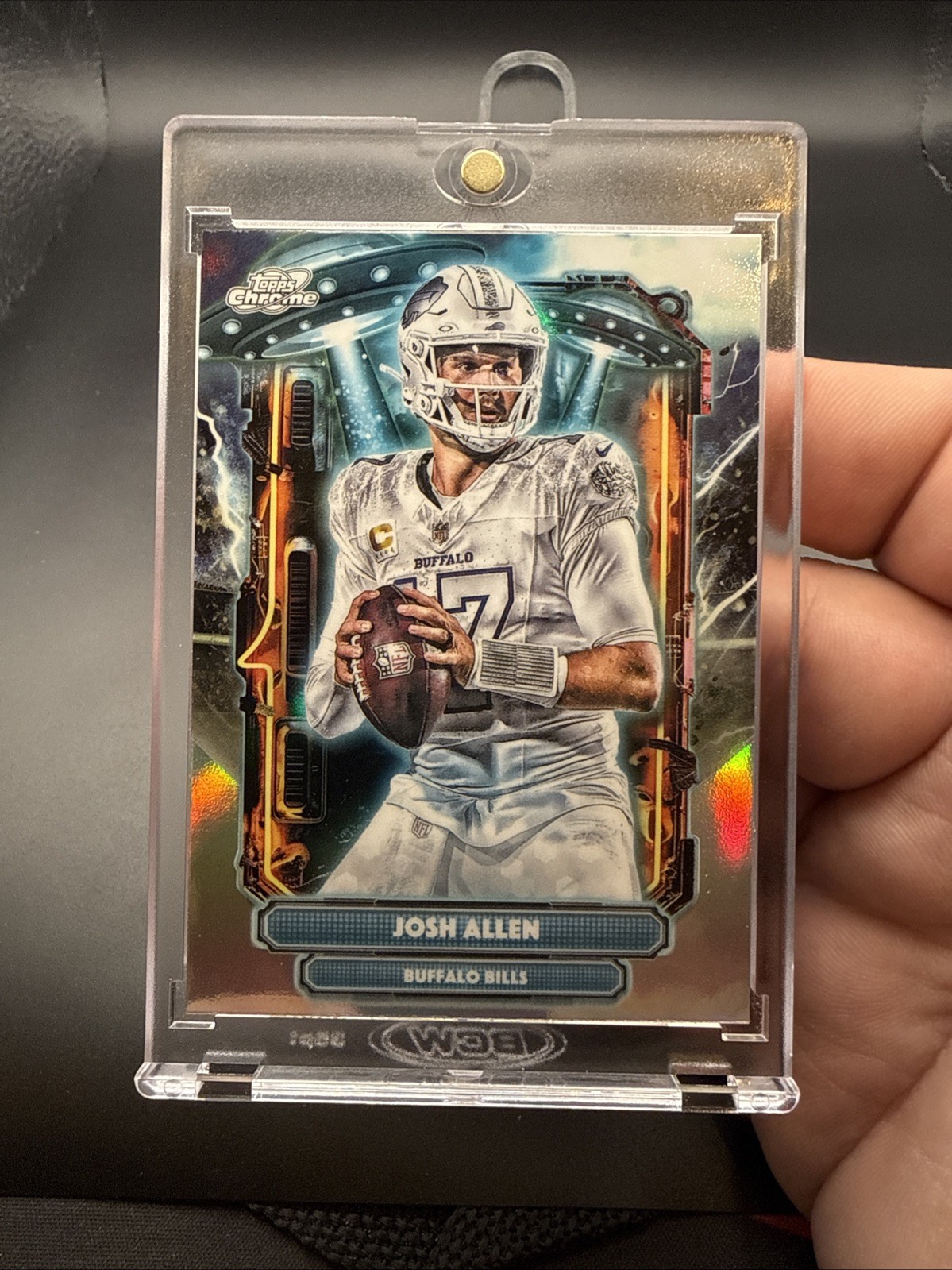 2025 Topps Chrome Cosmic Josh Allen Extraterrestrial Refractor 💥 Bills ET-7