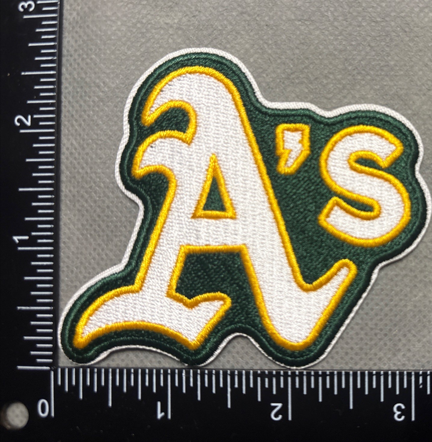 OAKLAND ATHLETICS A’S SACRAMENTO EMBROIDERED IRON ON PATCH MLB BASEBALL