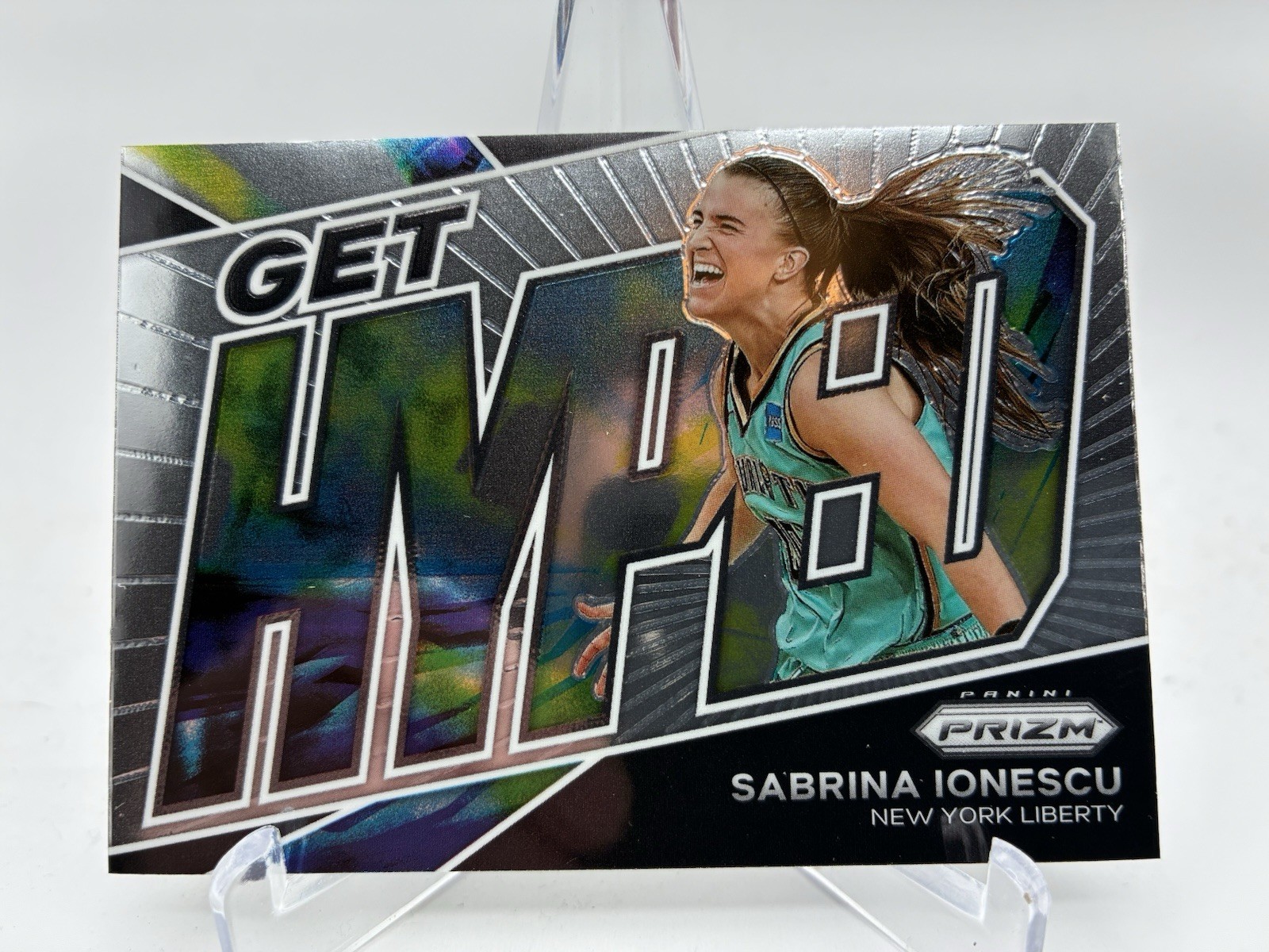 2022 Panini Prizm WNBA – Get Hyped Sabrina Ionescu #12