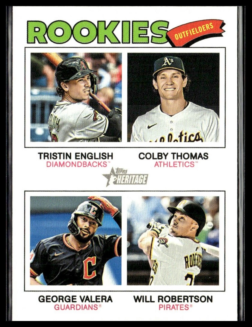 2026 Topps Heritage 379 English Thomas Valera Robertson RC Short Print SP