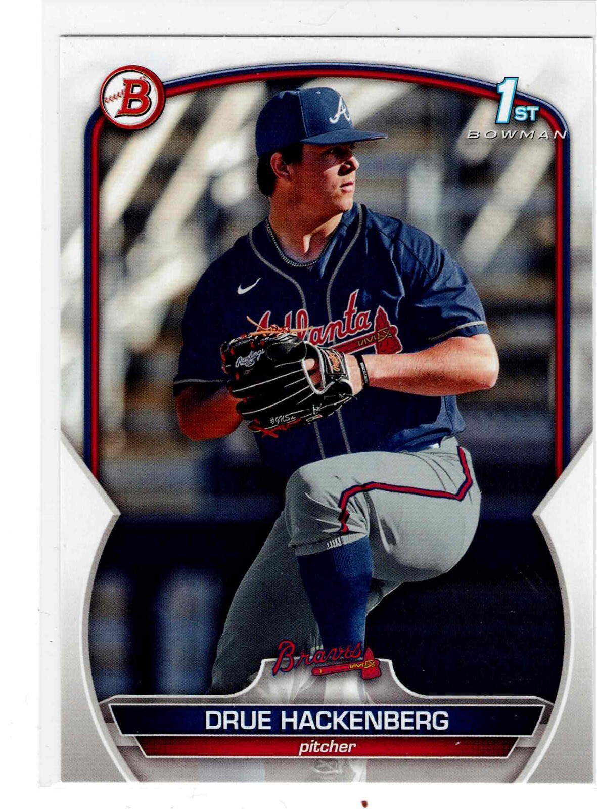 Drue Hackenberg Atlanta Braves 2023 Bowman Draft 1st Bowman