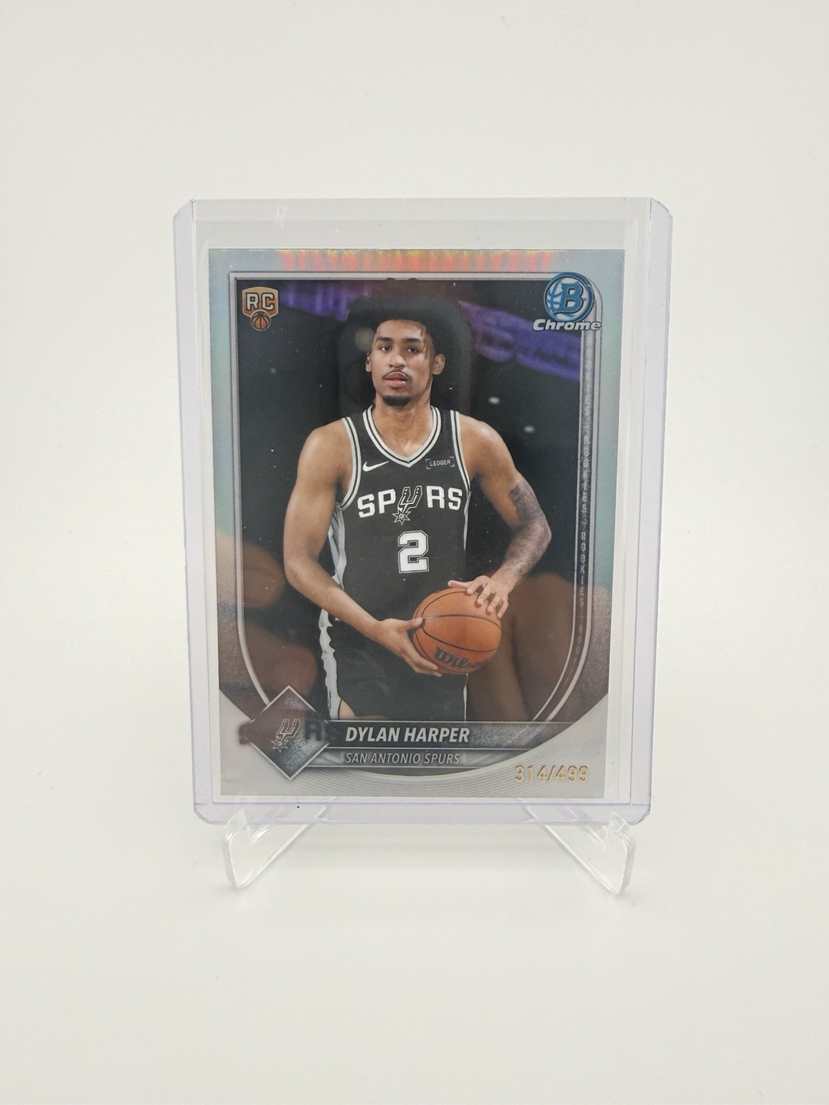 Dylan Harper 2026 Bowman Chrome Basketball Refractor #BCV-2 /499 RC Spurs 🔥