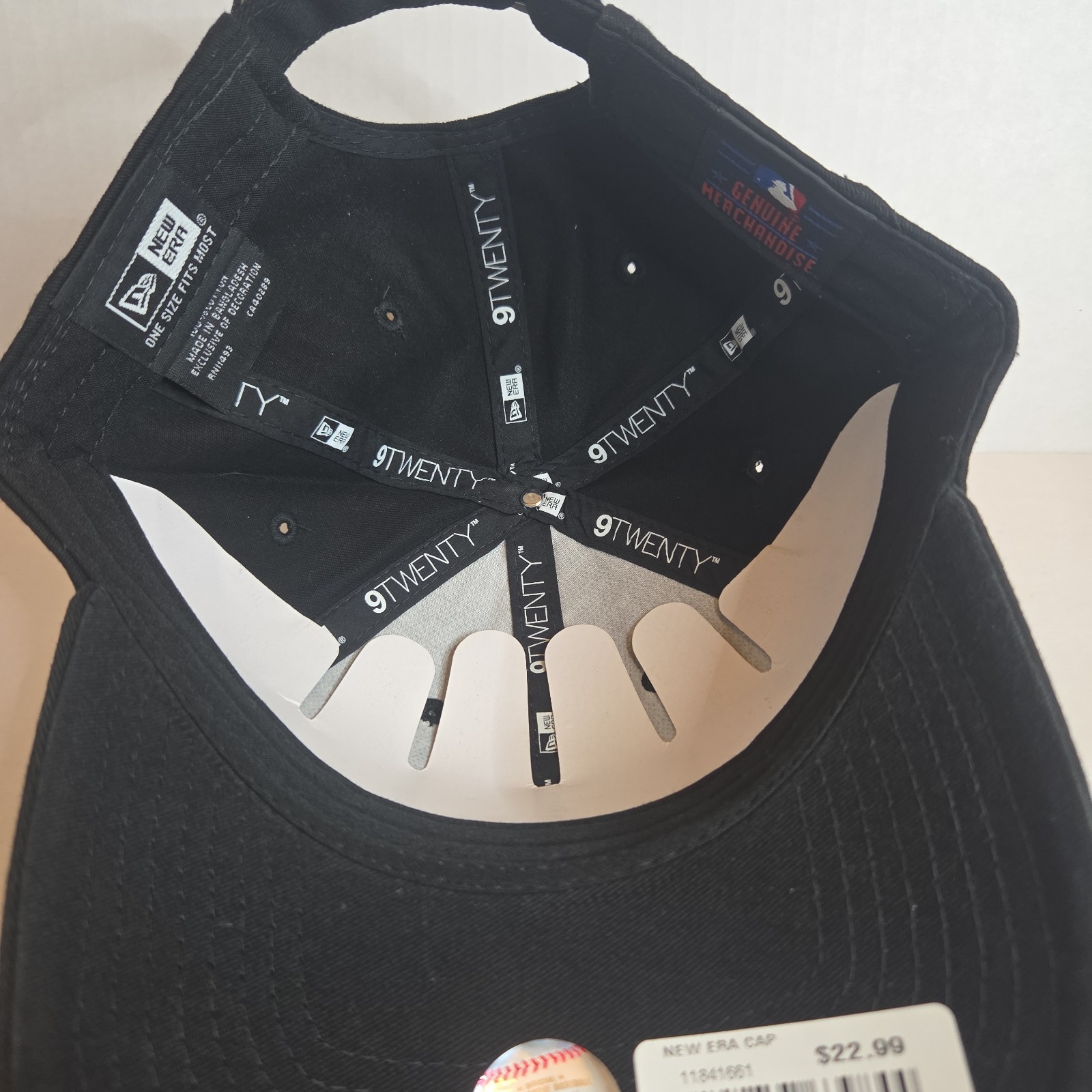 Arizona Diamondbacks MLB New Era 9Twenty MLB Adjustable Strapback BLACK Dad Hat