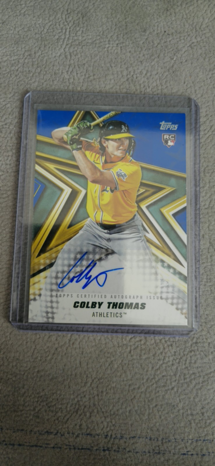 2026 Topps Series 1 Colby Thomas Rookie Baseball Stars Auto Blue /150 #BSA-CT