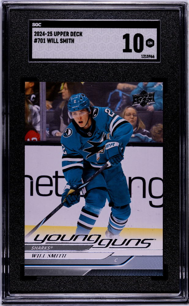 2024-25 Upper Deck Extended Series – Young Guns Will Smith #701 (RC) SGC 10 GM