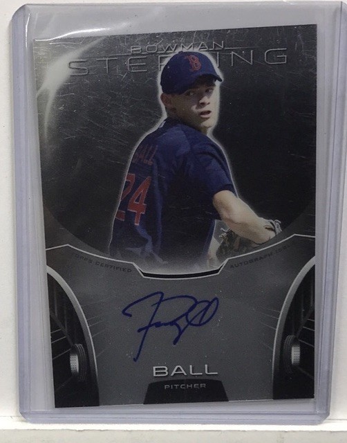 Topps 2013 Bowman Sterling Trey Ball Prospect Autograph #BSAP-TB Red Sox MLB