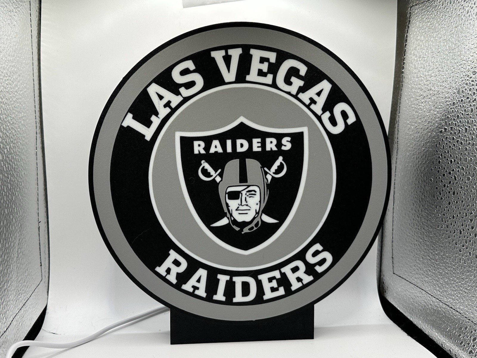 Las Vegas Raiders LED Lightbox – Raiders Display