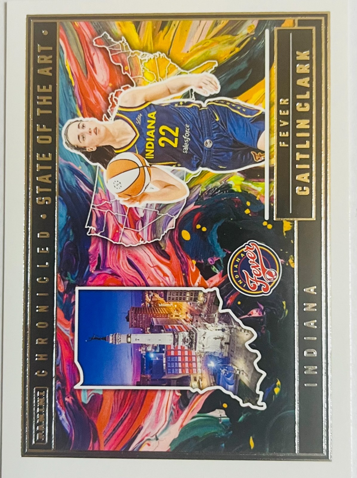 2025 Panini Chronicled #86 Caitlin Clark Chronicles state of the art