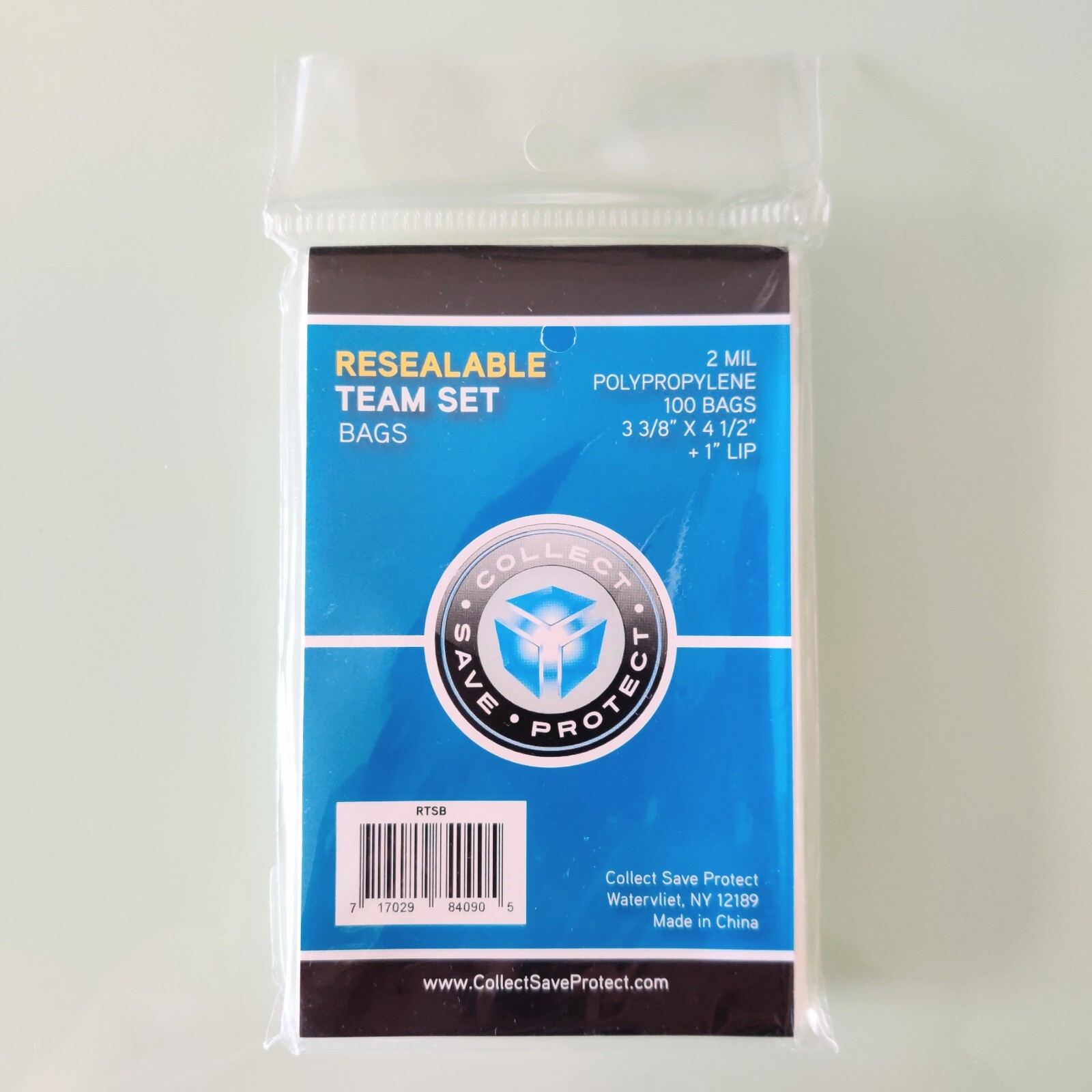 Collect Save Protect Team Bags (100 ct) – CSP Resealable Card Sleeves