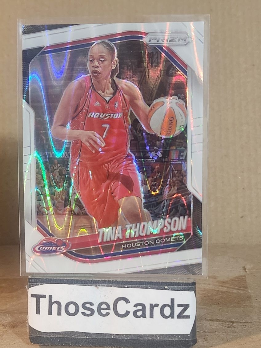 2025 Panini Prizm WNBA White Seismic Prizm #115 Tina Thompson