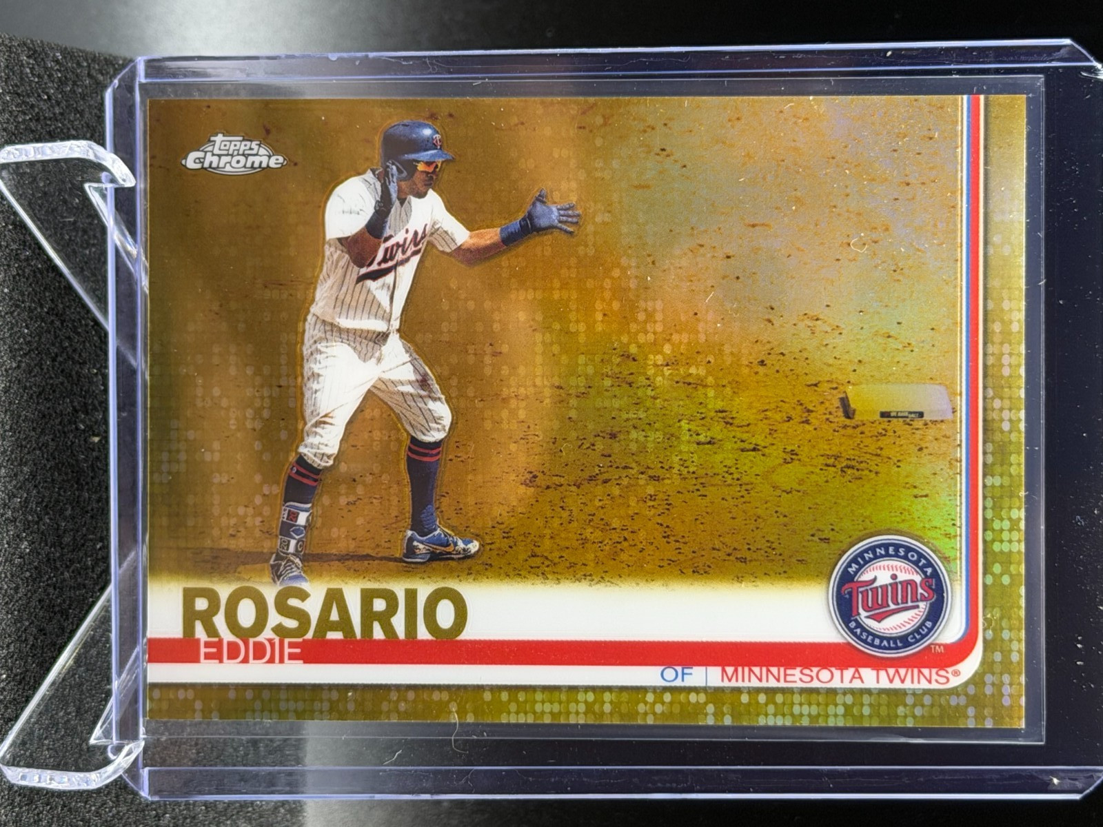 Eddie Rosario 2019 Topps Chrome Gold Refractor #6/50 – Minnesota Twins