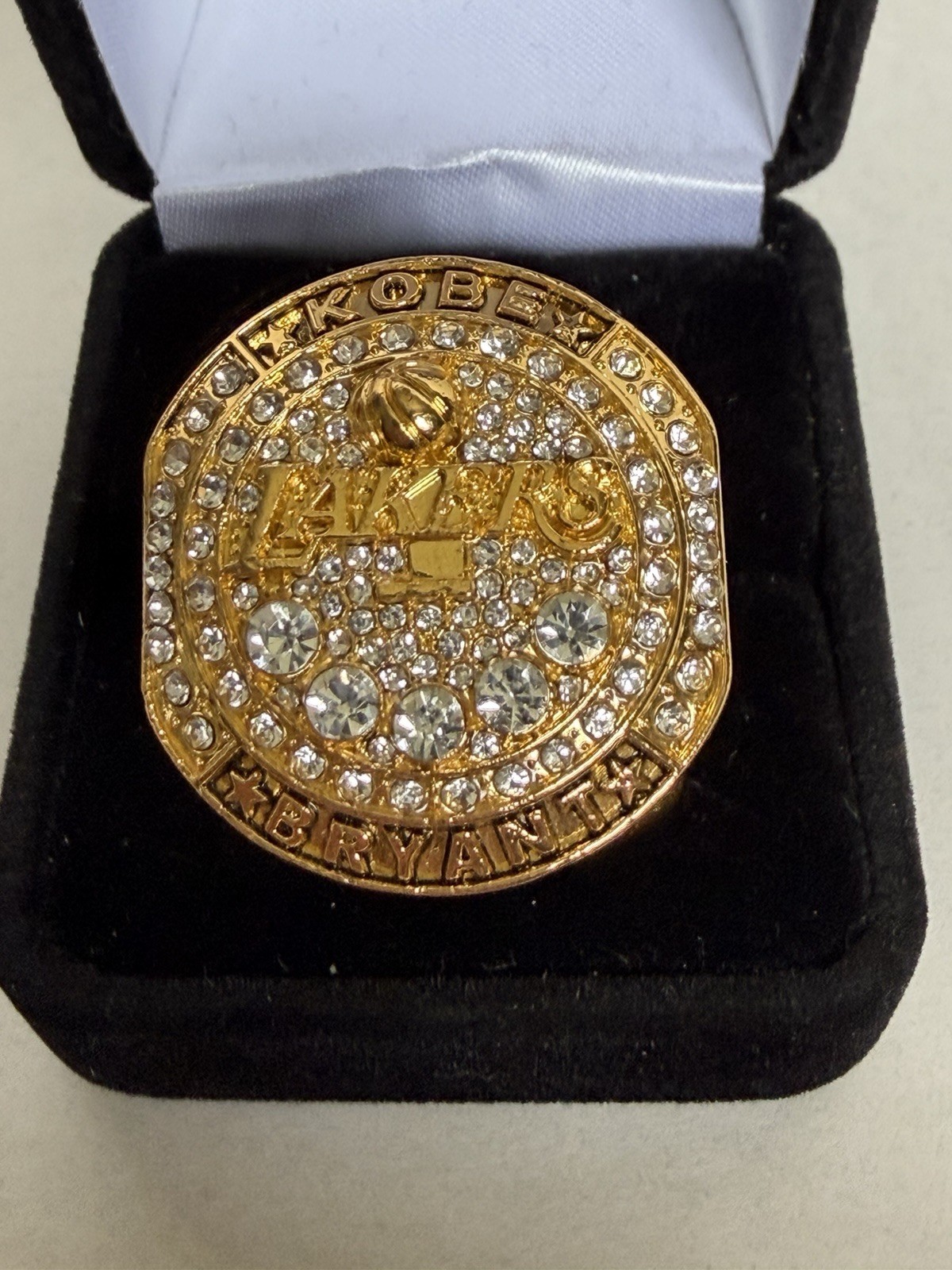 Kobe Bryant 20 Year Replica Tribute Ring