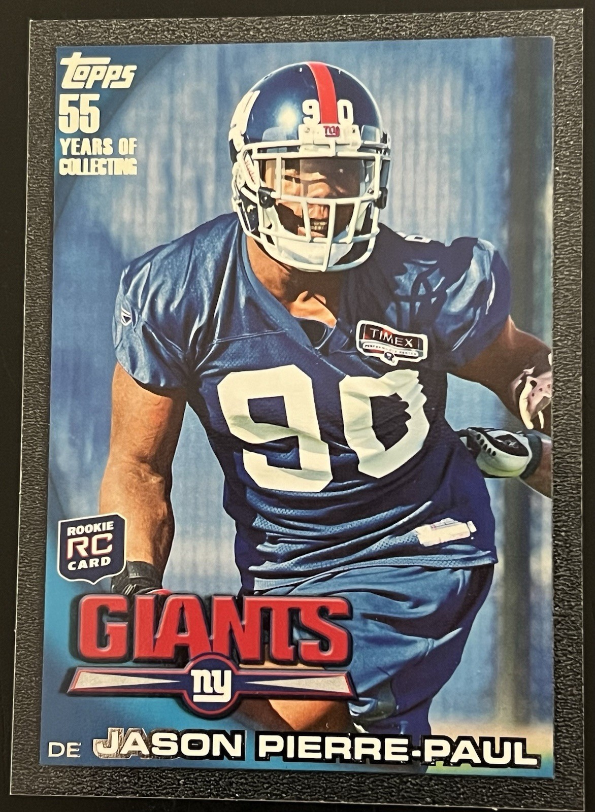 2010 Topps Jason Pierre-Paul RC Black Border /55 Giants RARE NO CHIPPING CLEAN!!