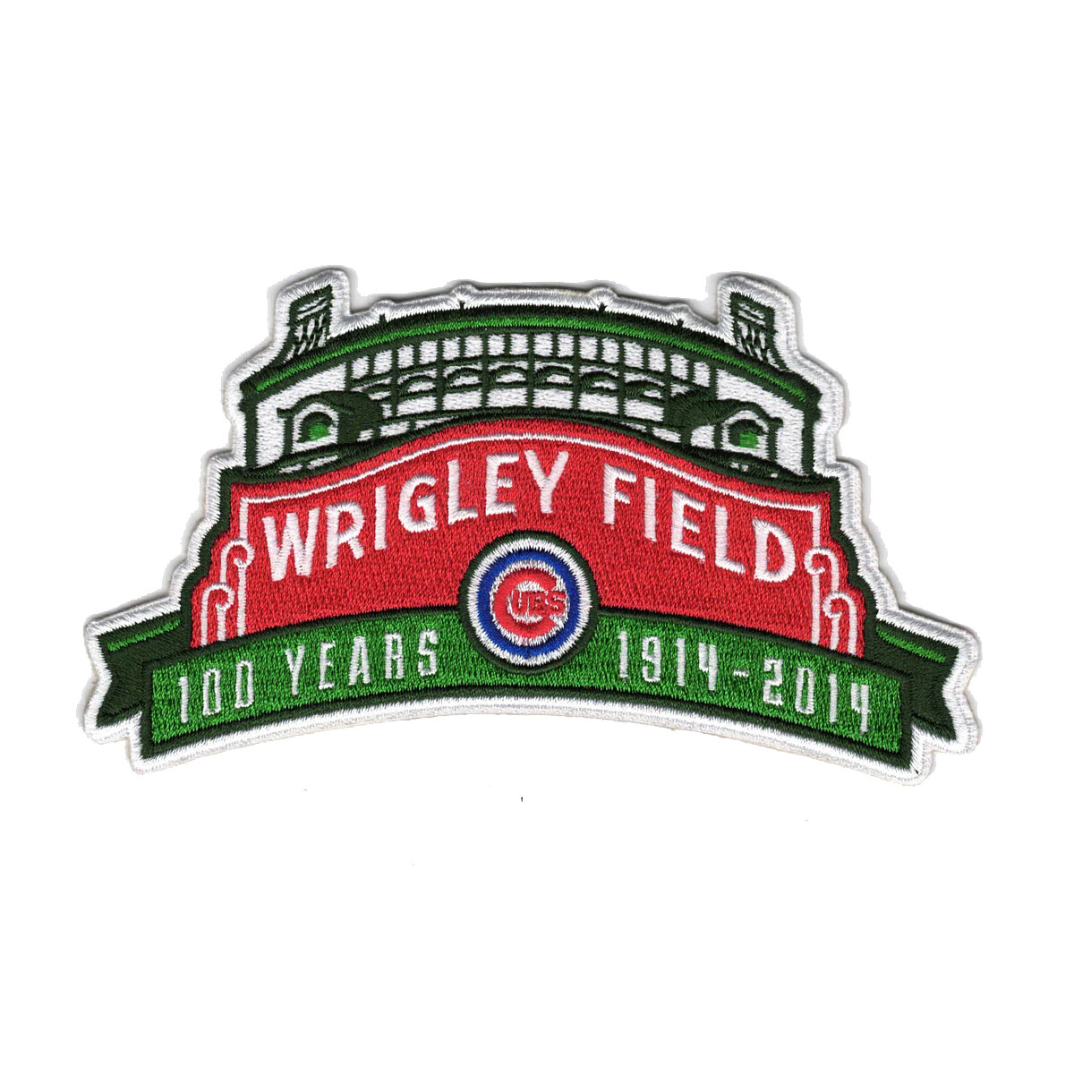 2014 Chicago Cubs Wrigley Field’s 100th Anniversary Season Jersey Sleeve Patch
