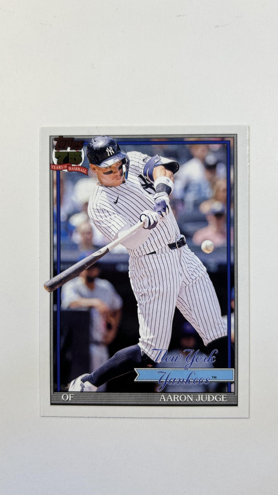 2026 Topps Series 1 75th Anniversary 1991 Baseball Aaron Judge #T91-34