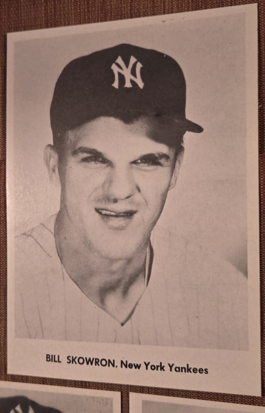 1958 Jay Publishing Yankees Bill Skowron Sturdivant Larsen 5×7 Baseball Photos